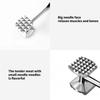 Practical Kitchen Meat Tenderizer Kitchen Meat Tool Zinc Alloy Texture Meat Hammer Perfect for Culinarys Enthusiasts