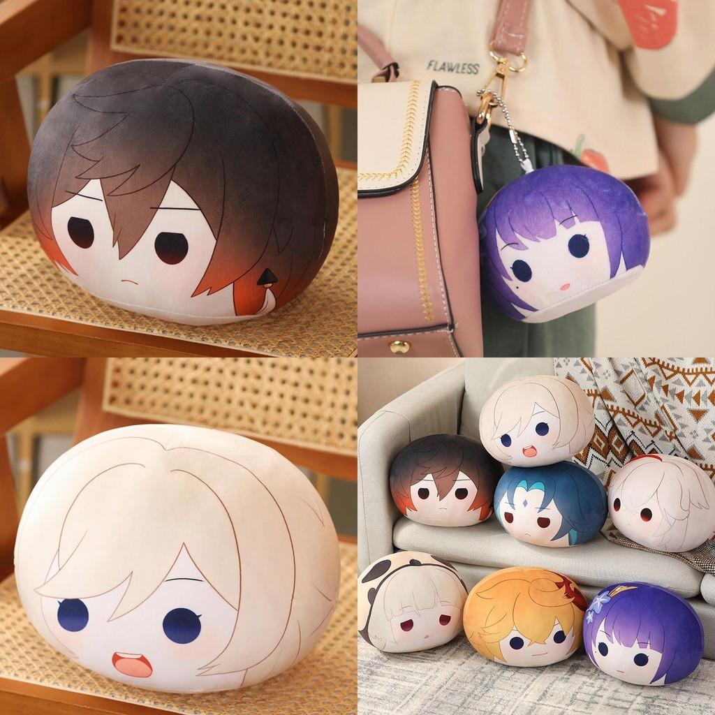 Adorabile Cuscino Peluche Genshin Impact in Diversi Stili per Collezionismo e Decorazione