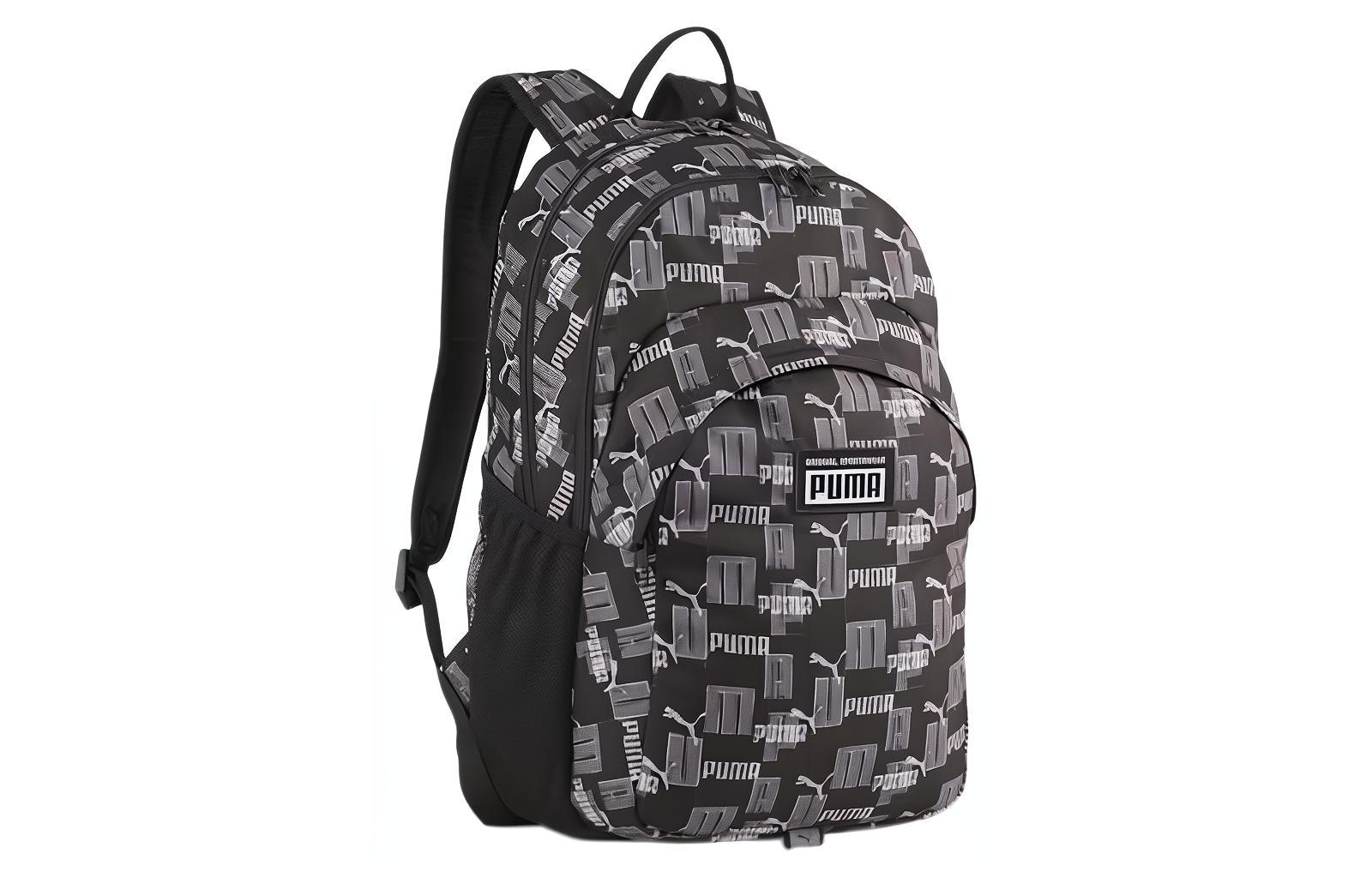 PUMA Polyester Backpack Regular Men s Black Logo 079133-19