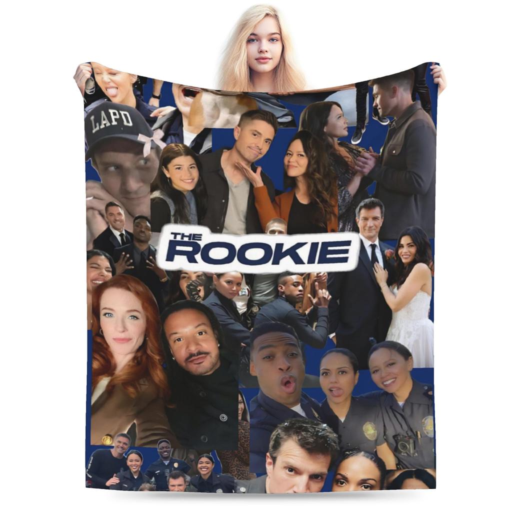 Coperte in pile per la serie TV The Rookie Coperte Morbidissime Rilassanti per Biancheria da Letto Biancheria da Letto Coperte