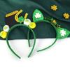 Festival Saç Bandı Payetli Saç Halka StPatricks Yonca Saç Bandı Parti Aksesuarları