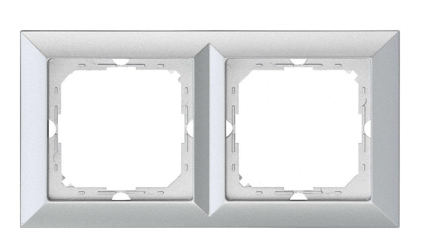 Pearl Double Frame Silver - E+9000298