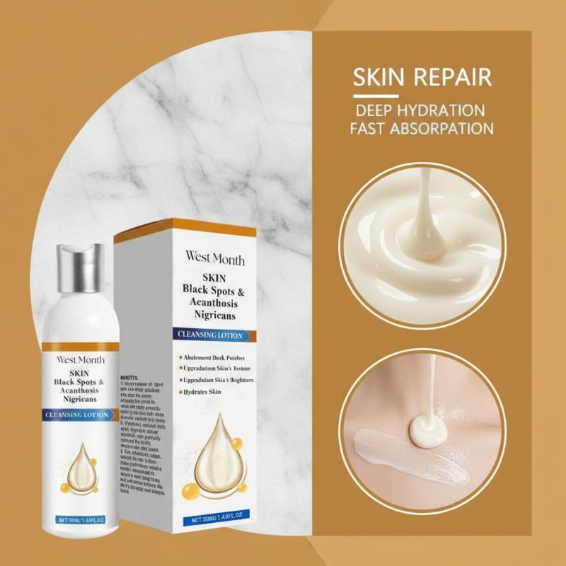 Acanthosis Nigricans Cleansing Lotion Soft Moisturizing Hydrating Refreshing Care For Elbows And Neck Body Nourishing Skincare
