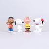 Adorable 12pcs Peanuts Charlie Brown Snoopy Lucy Franklin Figure Cake Topper Set