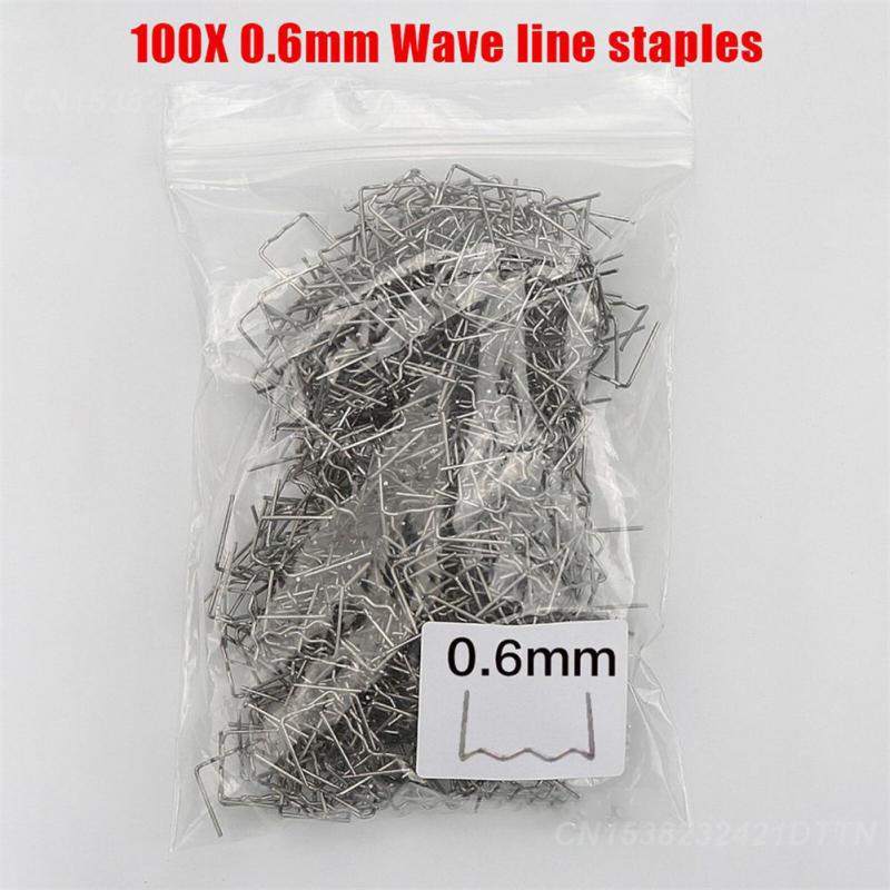 1~4SETS Tool Iron Staples S Wave Staples Welding Machine Accessories Bumper Repair Plastic Welding Bumper Soldering