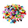 1000 Bucăți Pom Pom-uri cu Diametrul de 2 cm Bile Colorate Pompom pentru Meșteșuguri Clase de Artă Realizarea Jurnalelor Decorațiuni de Sărbători