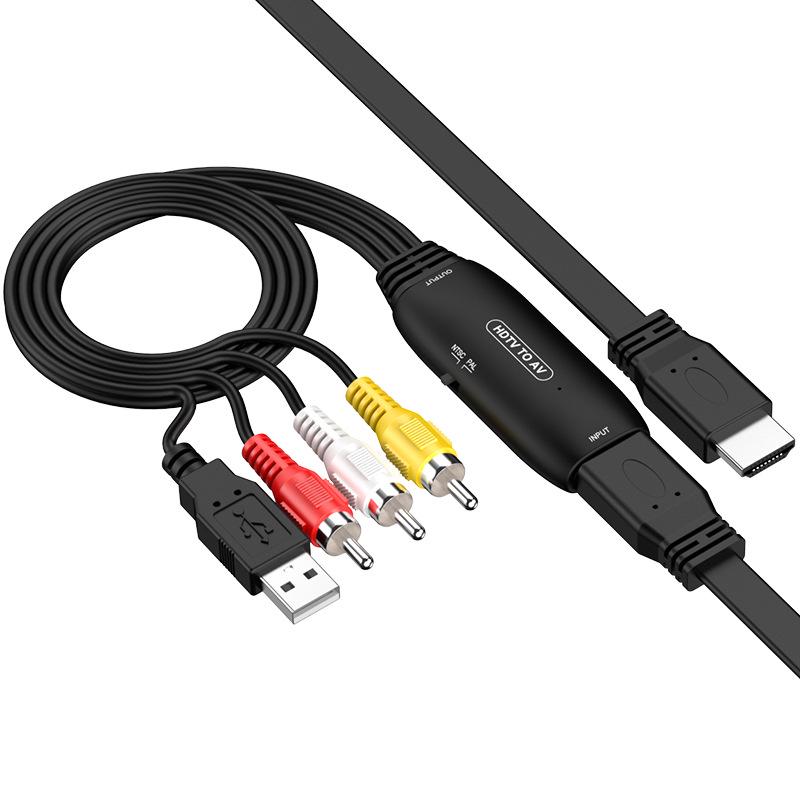 HDMI zu AV Konverterkabel für PC, PS4, TV & Projektoranschluss
