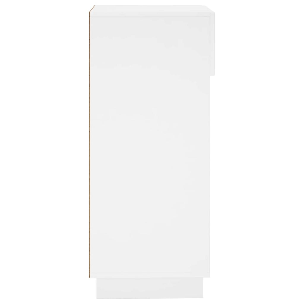 Shoe Cabinet 48 x 38 x 87.5 cm Engineered Wood White