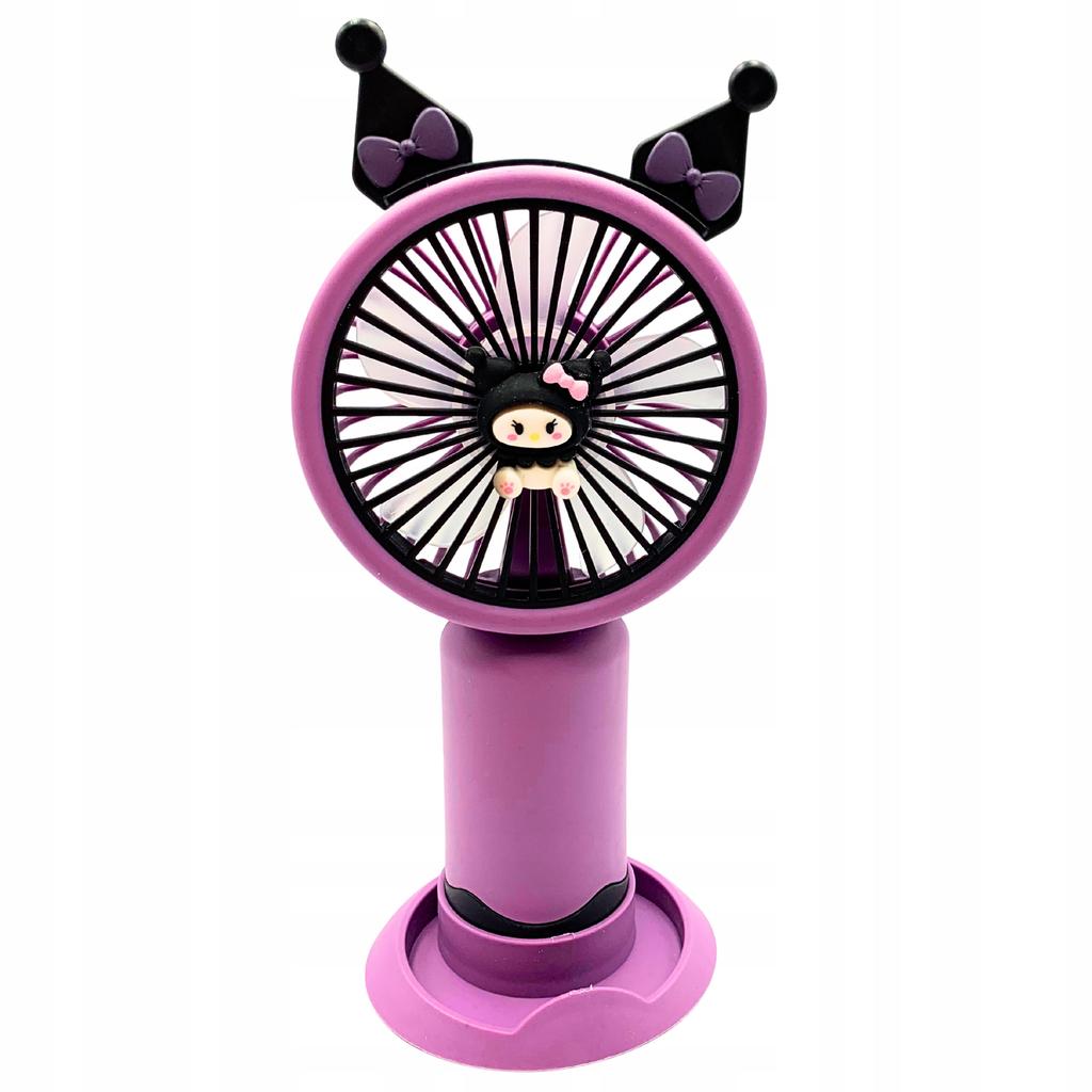 Kuromi Mini Ruční Cestovní Ventilátor Pro Děti USB Ventilátor