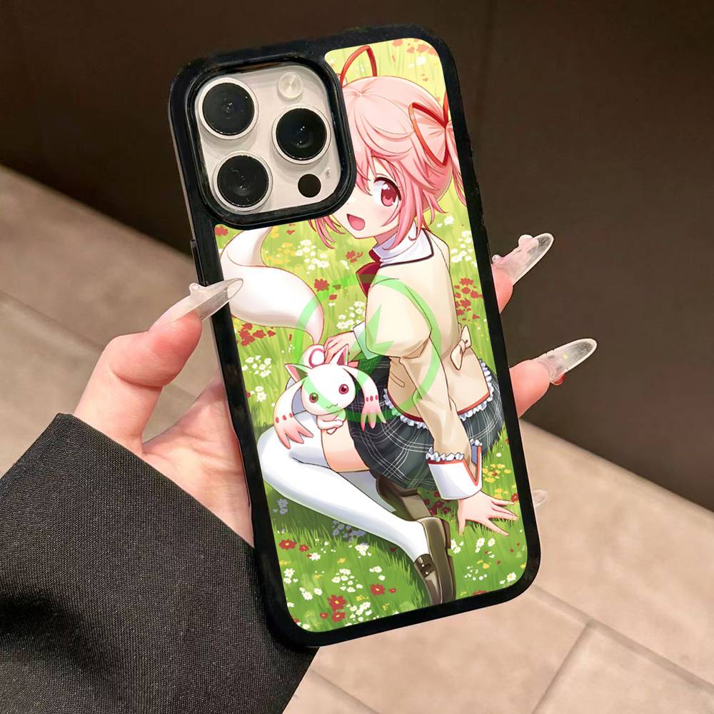 Süßes Anime Puella Magi Madoka Magica Für Magsafe Hülle Für IPhone 17 16 Pro Max 15 14 Plus 13 12 11 Kabelloses Laden Handyhülle