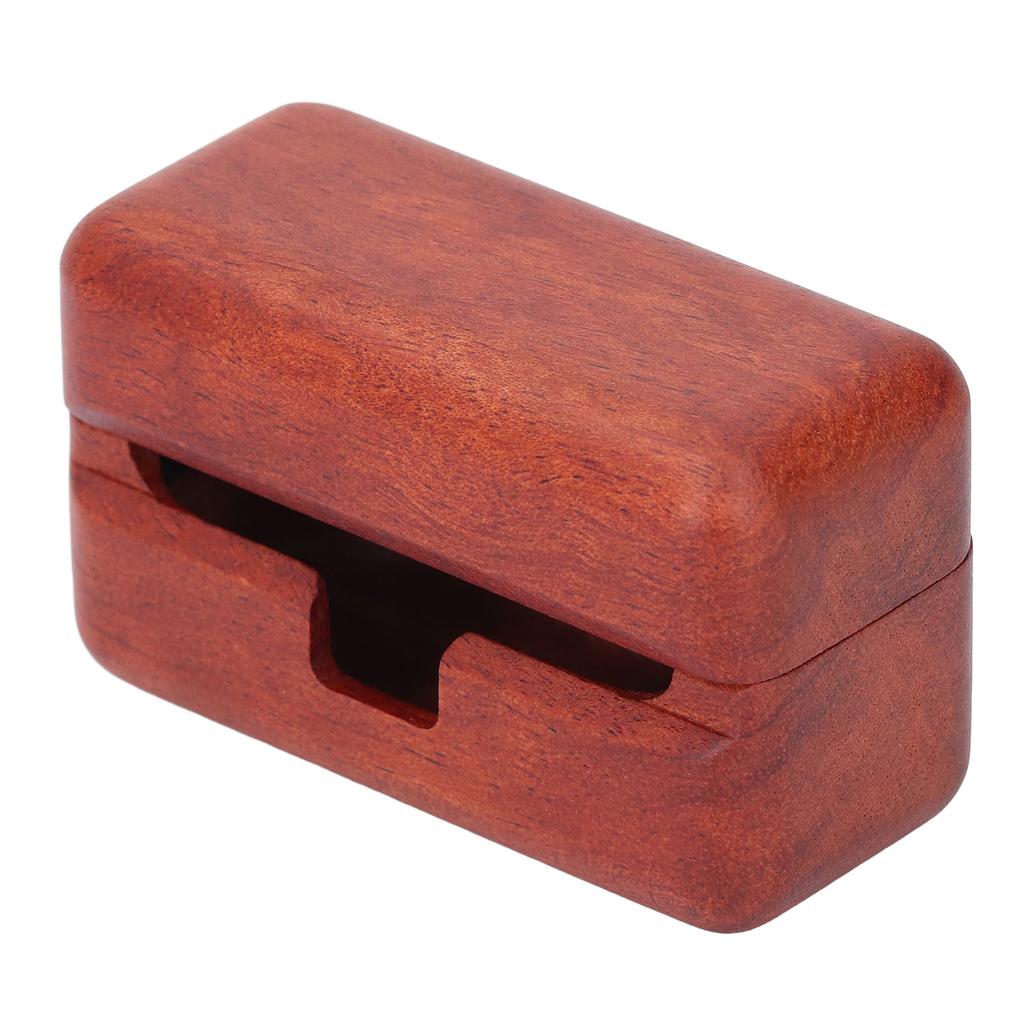 Wood Case for WF‑1000XM4 Earbuds Wooden Wireless Earbuds Protective Case Cover Shockproof Hand Polished