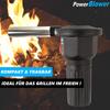 POWERBLOWER Grill Blower Electric Bellows Grill Dryer Grill Fireplace Blower