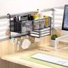 Grid Design Bedside Hanging Storage Rack Large Capacity Bathroom Storage Shelf  School