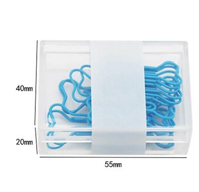 20pcs  Office Storage, Gift, Metal, Bone Paper Clip, Cute Paper Clip, Creative Clip, Invisible Export