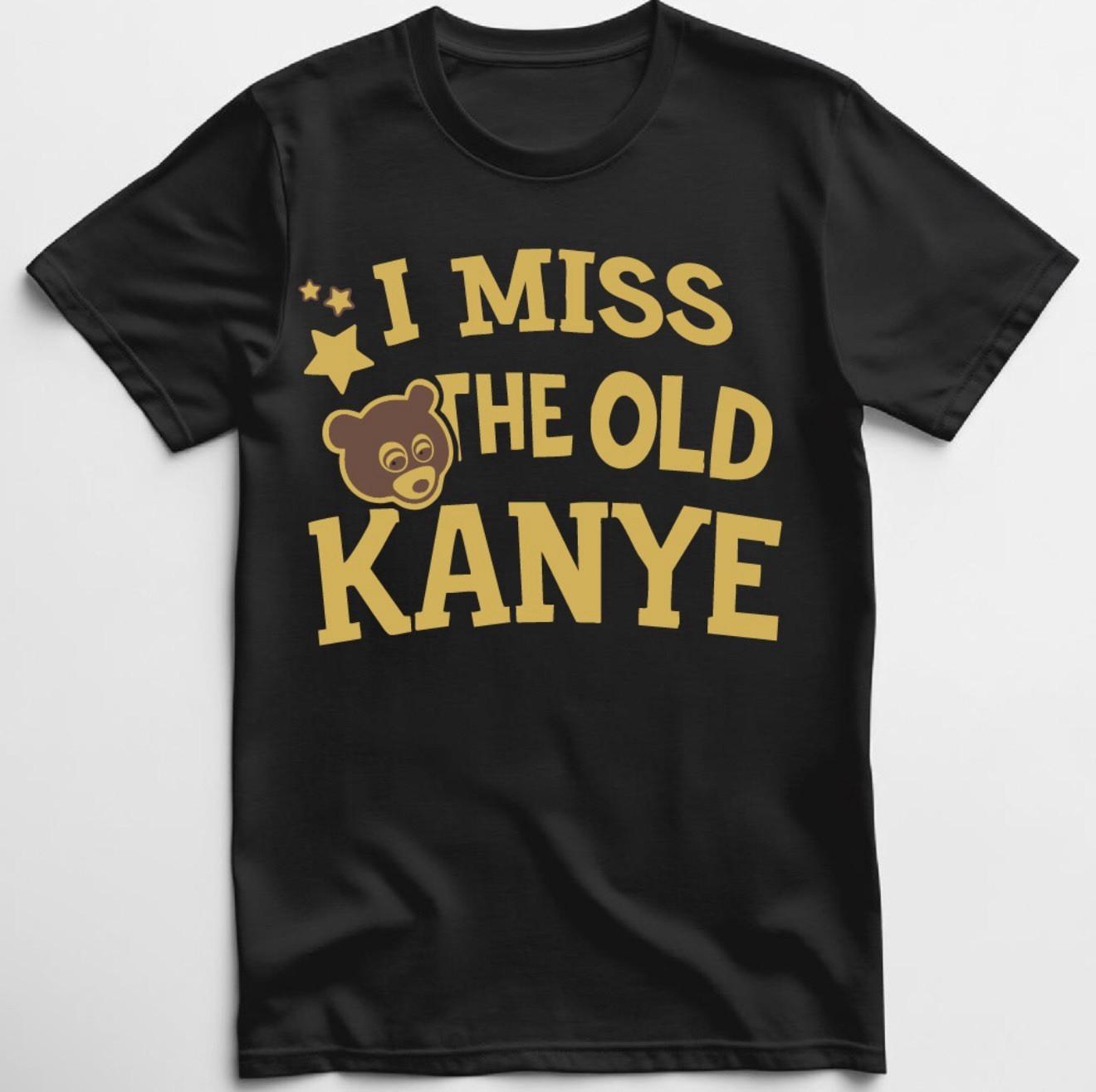 Kanye West I Miss The Old Kanye T Shirt New 2026 I Feel Like Pablo Tour Merch S разноцветный