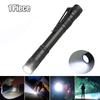 1-5PCS Mini LED Light Penlight Flashlight White/Purple Torch Pen Light with Clip Torch Lamp Batteries Not Included