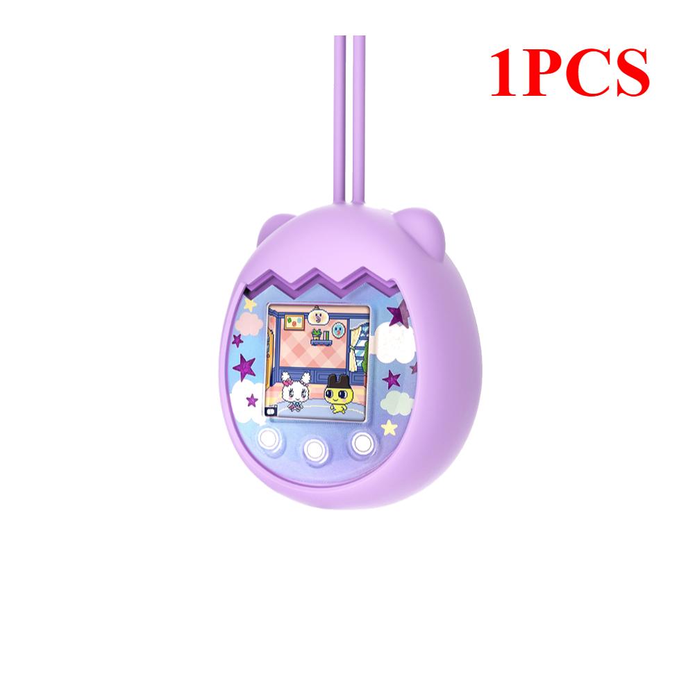Husă electronică din silicon pentru animale de companie pentru Tamagotchi Pix Husă de protecție cu desene animate drăguț pentru mașină de joc pentru animale de companie Carcasă rezistentă la zgârieturi