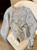 2026 Fall/Winter European & American Women's Heart Pattern Long Sleeve Pullover Sweater