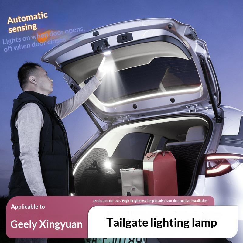 Shockproof LED Trunk Light For Proton EX2 E.MAS 5 2025 2026 Ultra Bright Car Interior Upgrade Modification Accessory