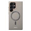 Lychee Leather Pattern Case For Samsung Galaxy S25 S24 Ultra S25 Plus Magsafe Magnetic Wireless Charging Luxury Shockproof Cover