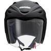 Marushin Jet Motorcycle Matte One Size Fits Most M-380 Helmet, Black, (57-60cm)