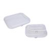 3 Stück PVC-Reißverschluss-Aufbewahrungsbeutel Hartschalen-Reiseorganizer-Set Groß Mittel Klein Transparent für Snacks Kosmetik