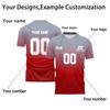 Personalised Tops Shirts Mens Girls With Name Number Custom Football Jerseys For Boys Training Suit