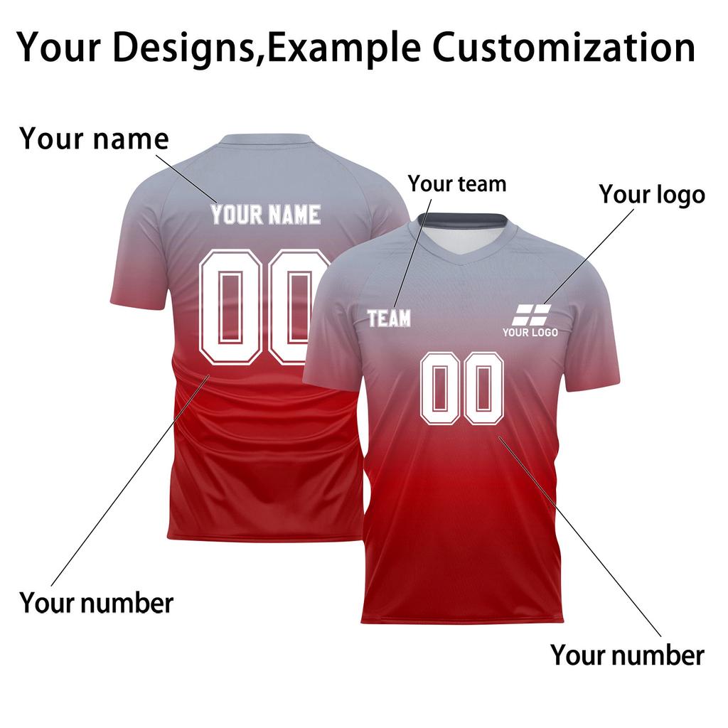 Personalised Tops Shirts Mens Girls With Name Number Custom Football Jerseys For Boys Training Suit