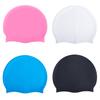 Adults Silicone Swim Cap Non-slip Stretchy Waterproof Long Short Hair Swimming Hat