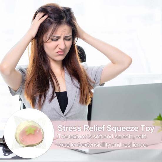 Stress Relief Dessert Squeeze Toy Slow Rising Ice Cream Pudding Cake Sensory Toy Anti-Anxiety Soft Stress Ball Pinch Fidget Toy