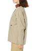 Mizuno Breath Thermo Thermal Mesh Short and Mocha Size L Jacket, Moisture-Wicking Heat-Generating, Women's, Beige, (B2MEA731)