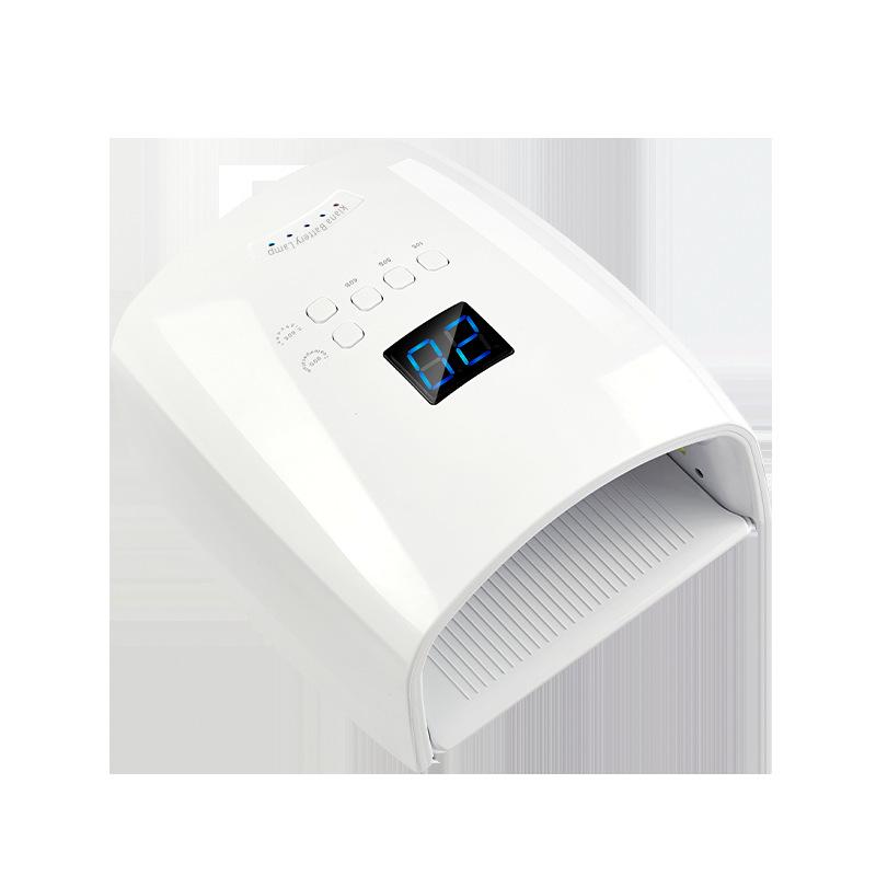 Вбудована батарея Перезаряджається УФ-лампа для нігтів 48 Вт Бездротова сушка для гель-лаку S10 Лампа для педикюру Манікюр Професійна світлодіодна лампа для нігтів