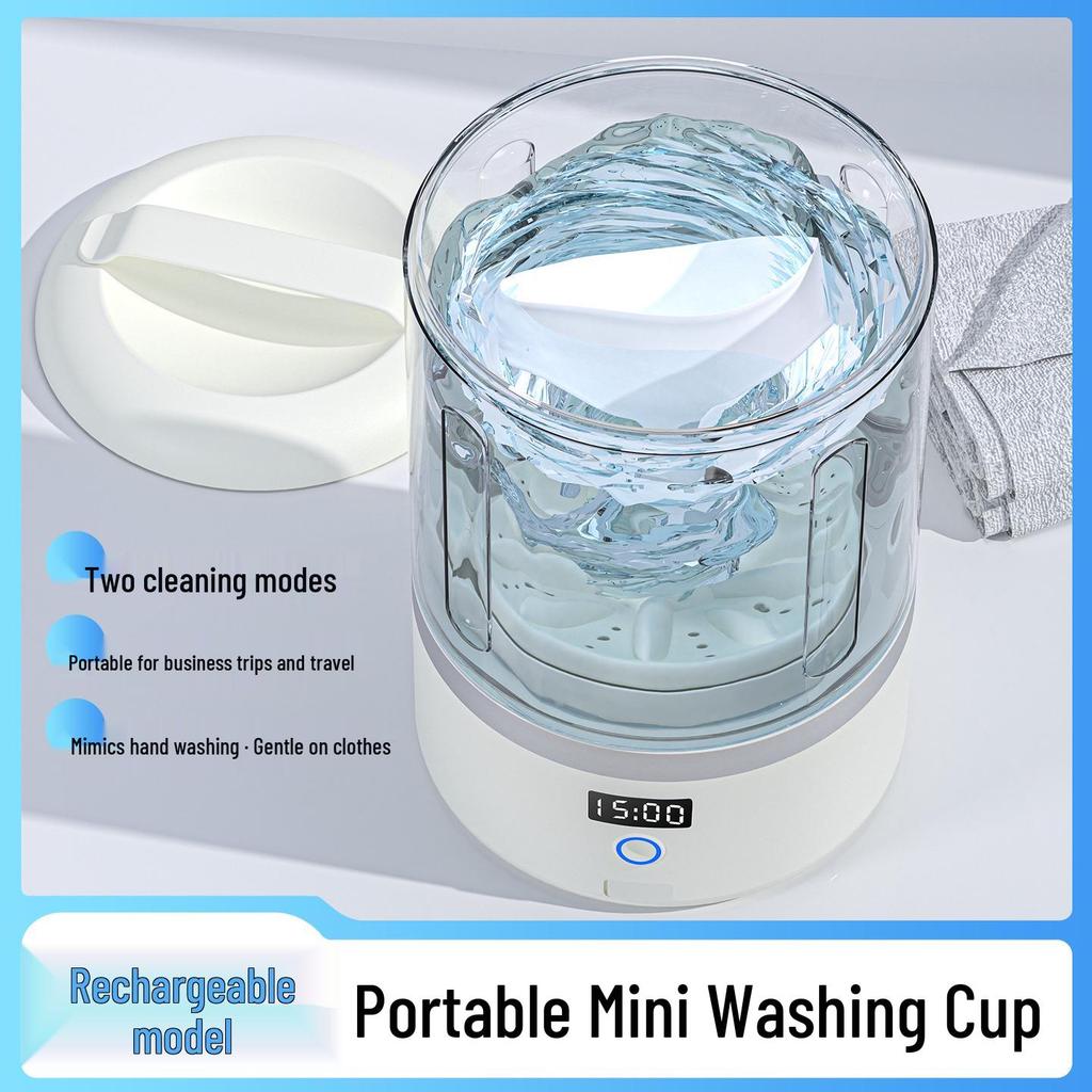 Portable Mini Automatic Washer for Socks and Underwear