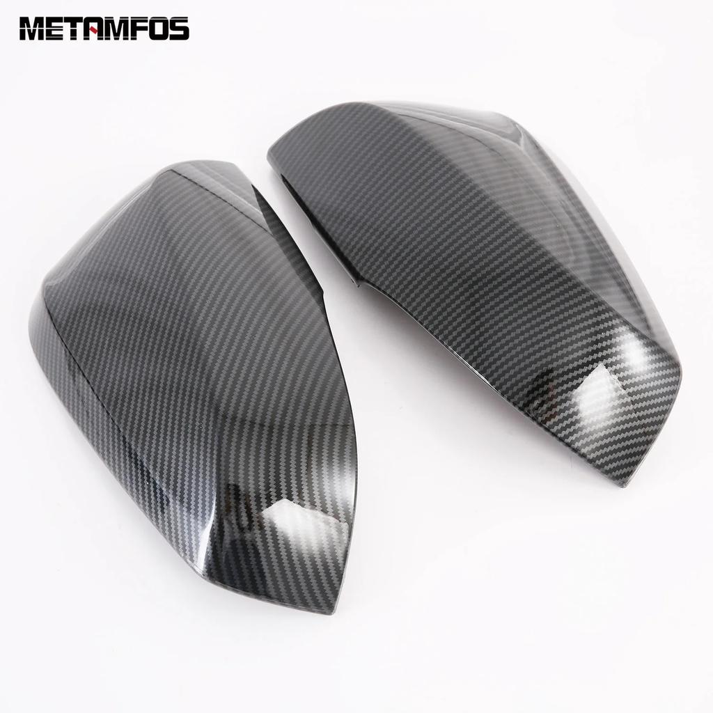 Rear View Side Mirror Cover Trim For Toyota Corolla Cross 2024 2025 Carbon Fiber Protection Cap Accessories