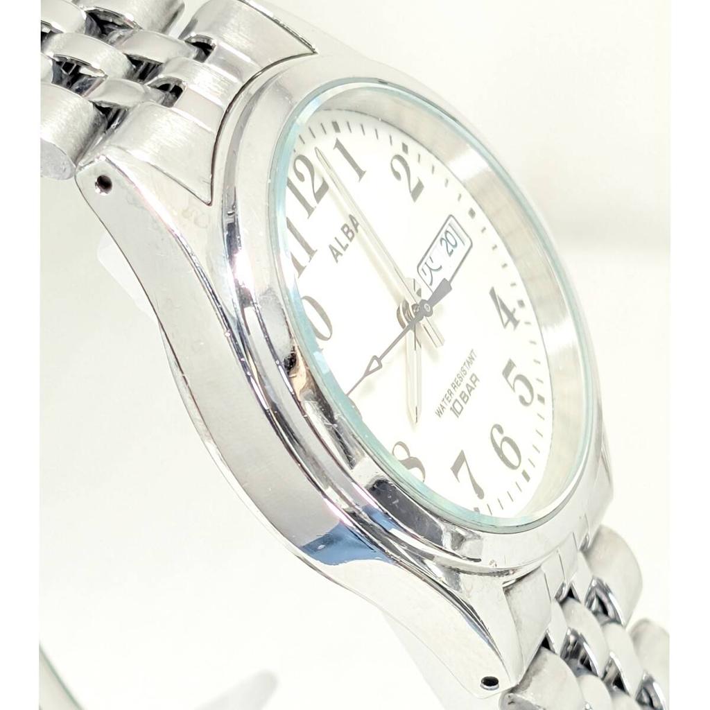 Seiko ALBA Battery Working Men's Watch, Replaced, Condition, M-16