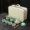 Annual Meeting Practical Business Souvenir High-end Ice Suet Jade Tea Set Company Corporate Event Souvenirs