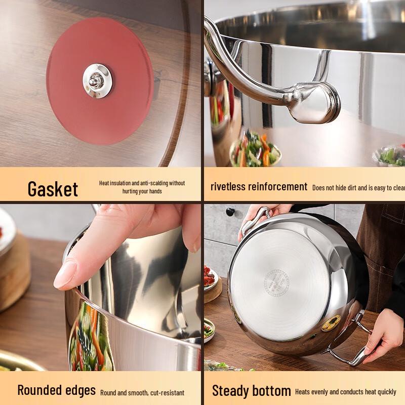 TLXT Stainless Steel Universal Pot