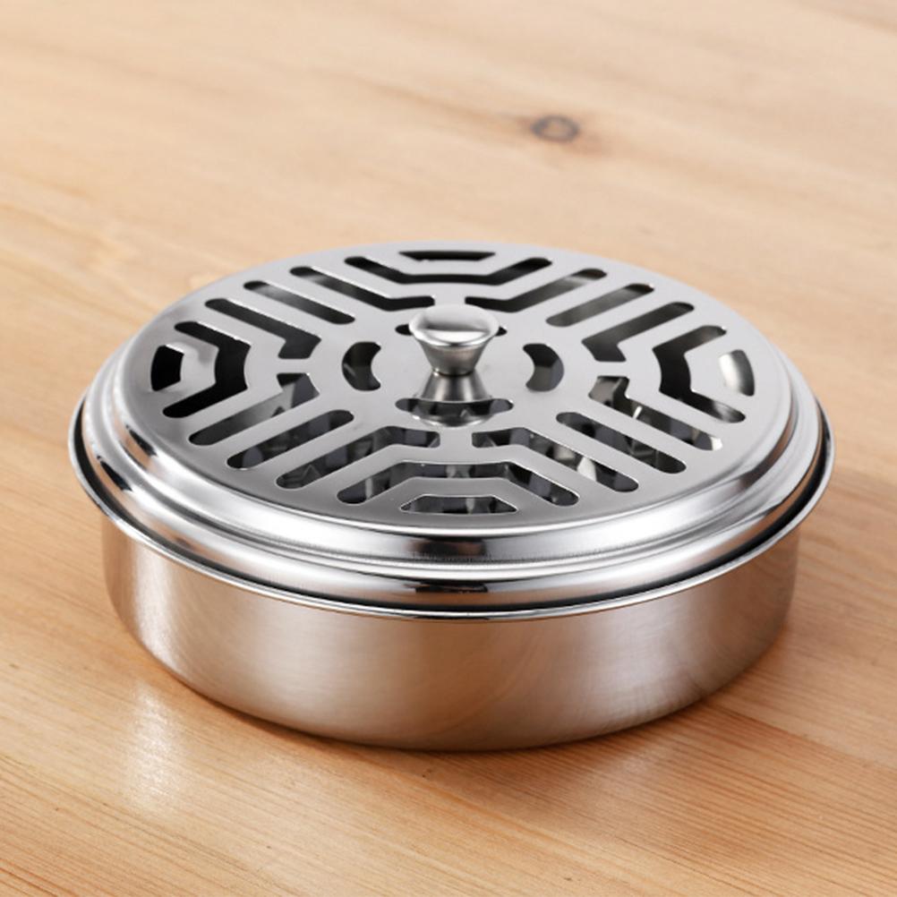 Portable Mosquito Coil Tray Holder Home Insect Repellent Anti-Fire Sandalwood Incense Burner Anti-Mosquito Supplies