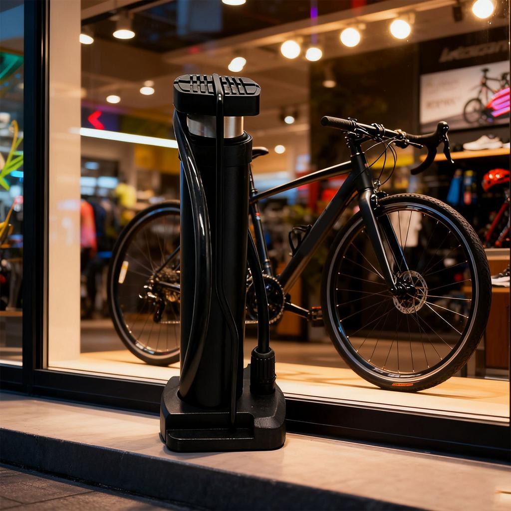 Foot Pump Mini Portable Floor Inflator Inflating Tool for Bike Tire Ball Pool Toy