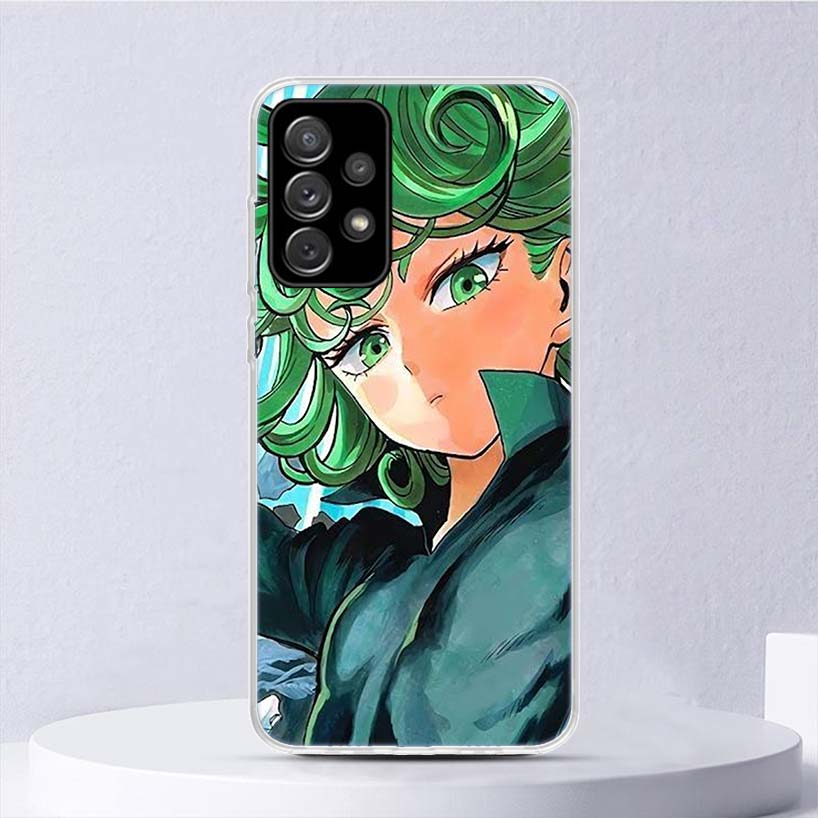 One P-Punch-Man Tatsumaki Soft Case For Samsung Galaxy A52 A42 A32 A22 A12 A02S Phone Cover A50 A51 A70 A71 A41 A31 A21S A40 A30