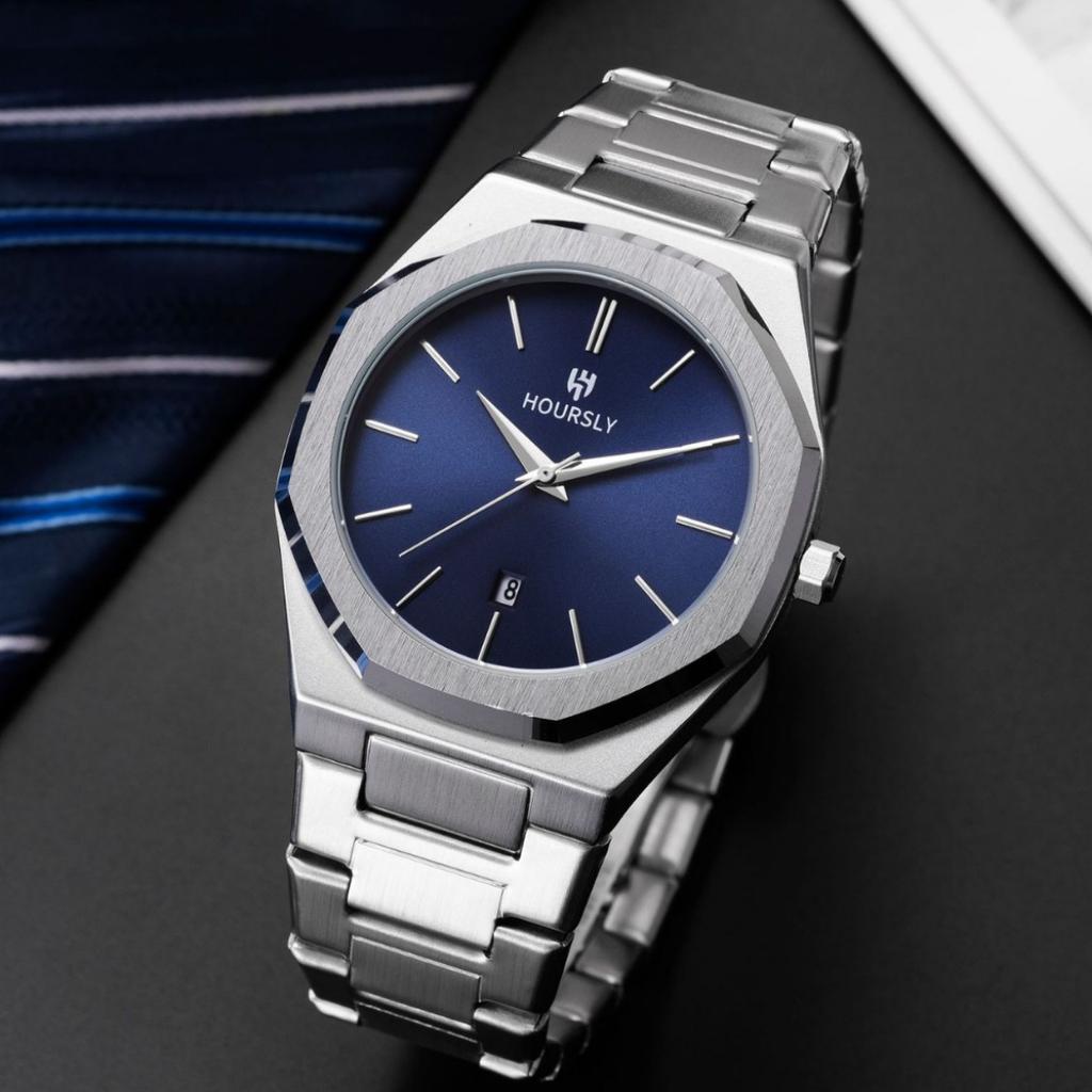 Leuchtende personalisierte Zifferblatt Textur Mode Herrenuhr Neue Quarz Trendy Herrenuhr