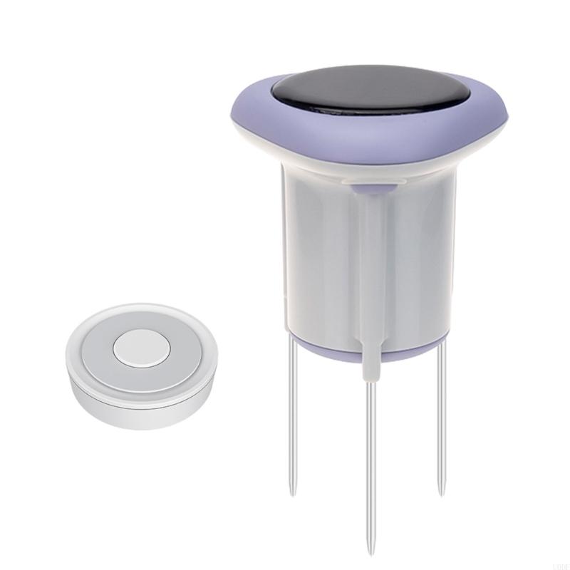   Wireless Plant Soil Monitor Solar Humidity Temperature Sensors Historical Data Recording Outdoor Indoor Gardening Tool