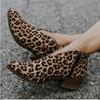 y Leopard print shoes, large size new fashion women's shoes, women's winter shoes, single shoes