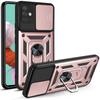 Für Samsung A71 5G Hülle Galaxy A51 4G Cover Galaxy A31 A71 Magnetischer Ringhalter Rüstungs-Handyhülle Schiebende Kamera Schutz Rückseite Abdeckung