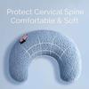 1Pcs New U-Shaped Cats Little Pillow Deep Sleep Fair Neck Protector Dog Sleeping Kitten Headrest for Cats Puppy