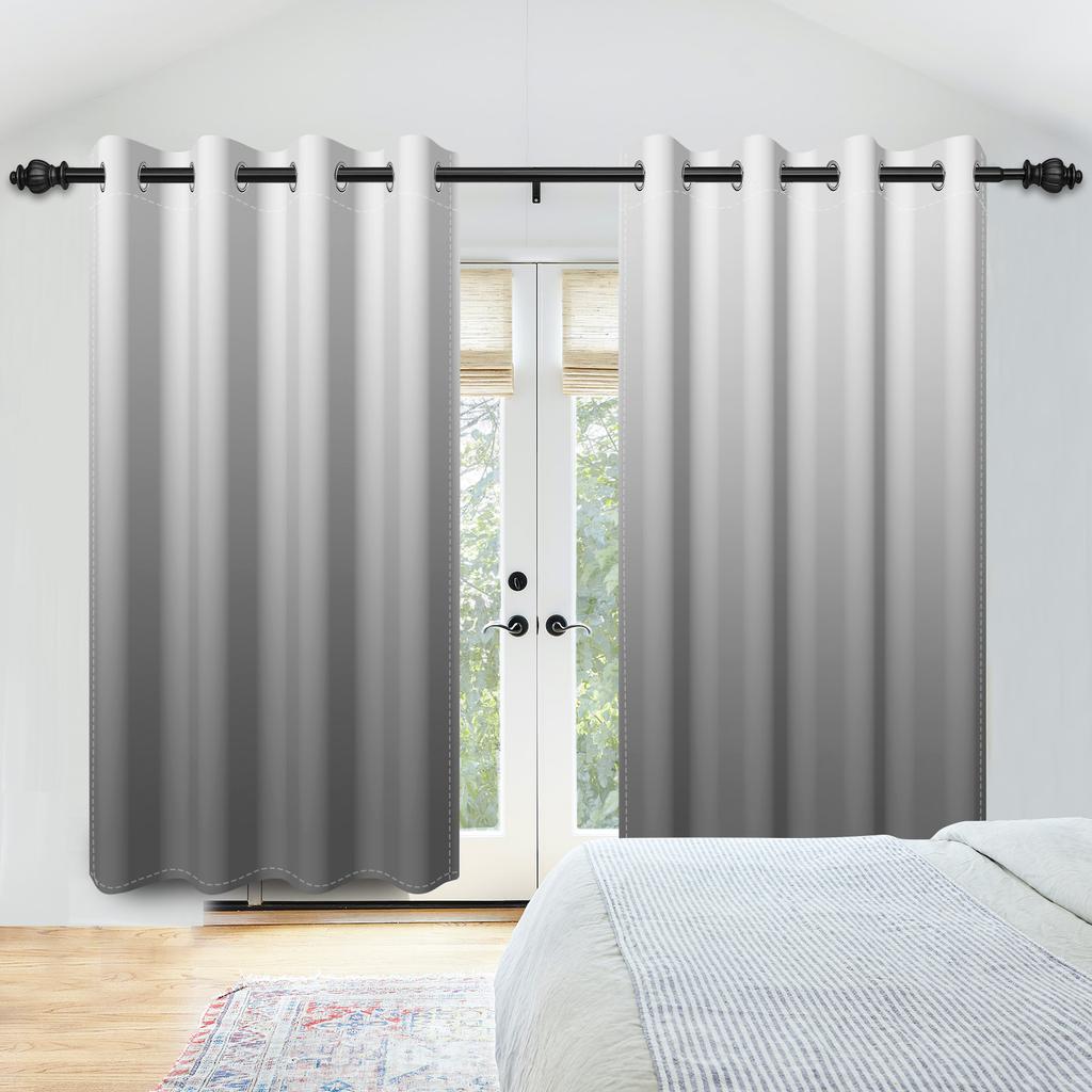 Moderne Kleurverloop Gordijnen Meerdere Opties Minimalistisch Slaapkamer Woonkamer Decoratieve Raambekleding Gordijn Lichtblokkerend Voor Ruimte Polyester