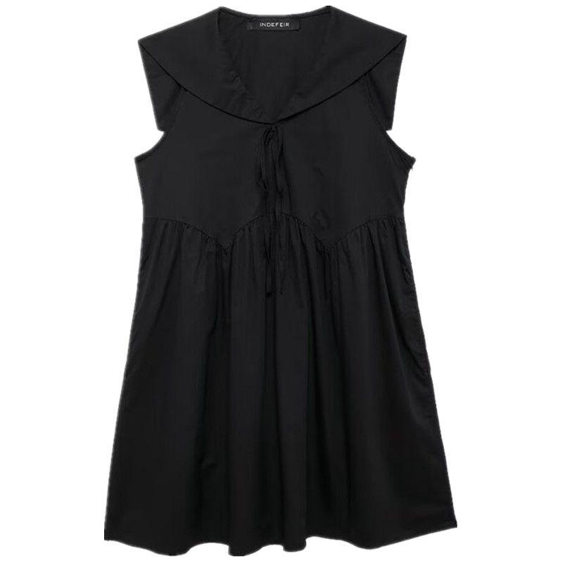 

Fashion Style 2024 Autumn New Women s Clothing Stylish Set Bowknot Decoration Short Dress 4764807 Black L