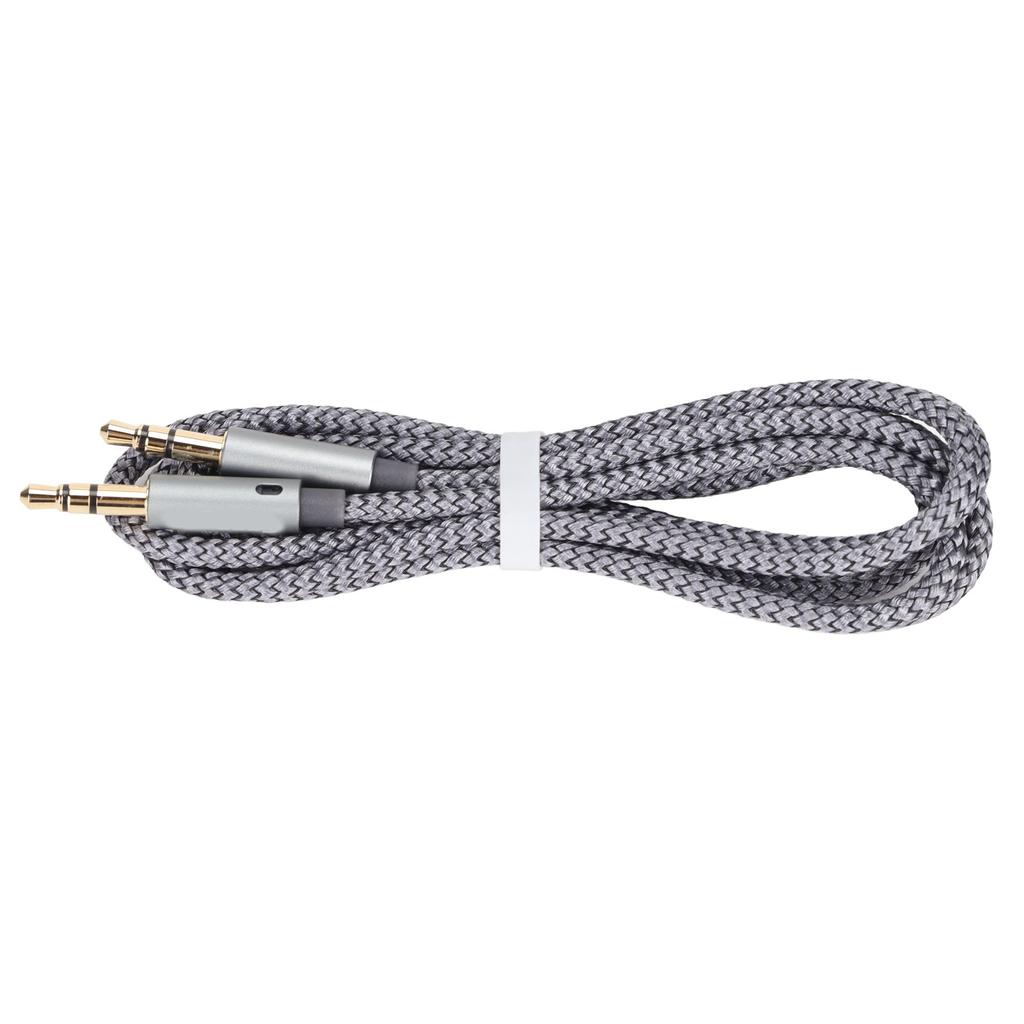 3.5mm Male To Male Cable Nylon Braid Stereo Extension Cord for 3.5mm Port Devices 1.2m 4ft