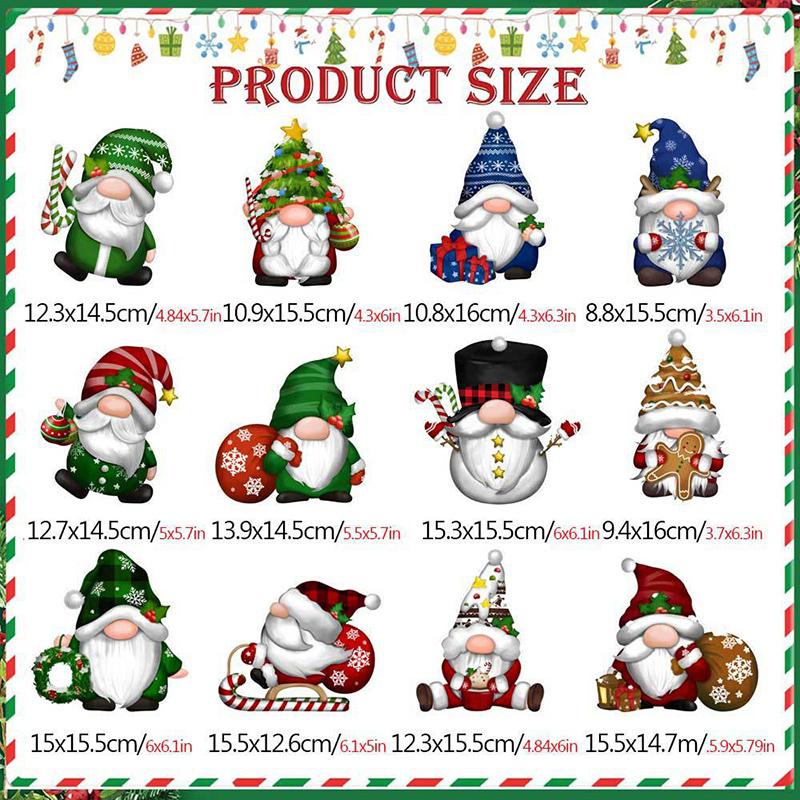 Magnetic Christmas Tree For Refrigerator Door Decor With Santa Reindeer Holiday Magnets Festive Fridge Metal Garage Stickers