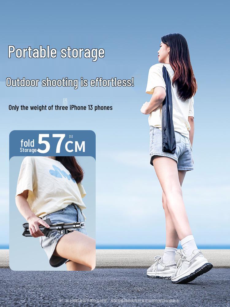 Lao Luo's 2025 Mobile Phone Holder, Tripod, and Fill Light for Live Streaming & Self-Timer Photography